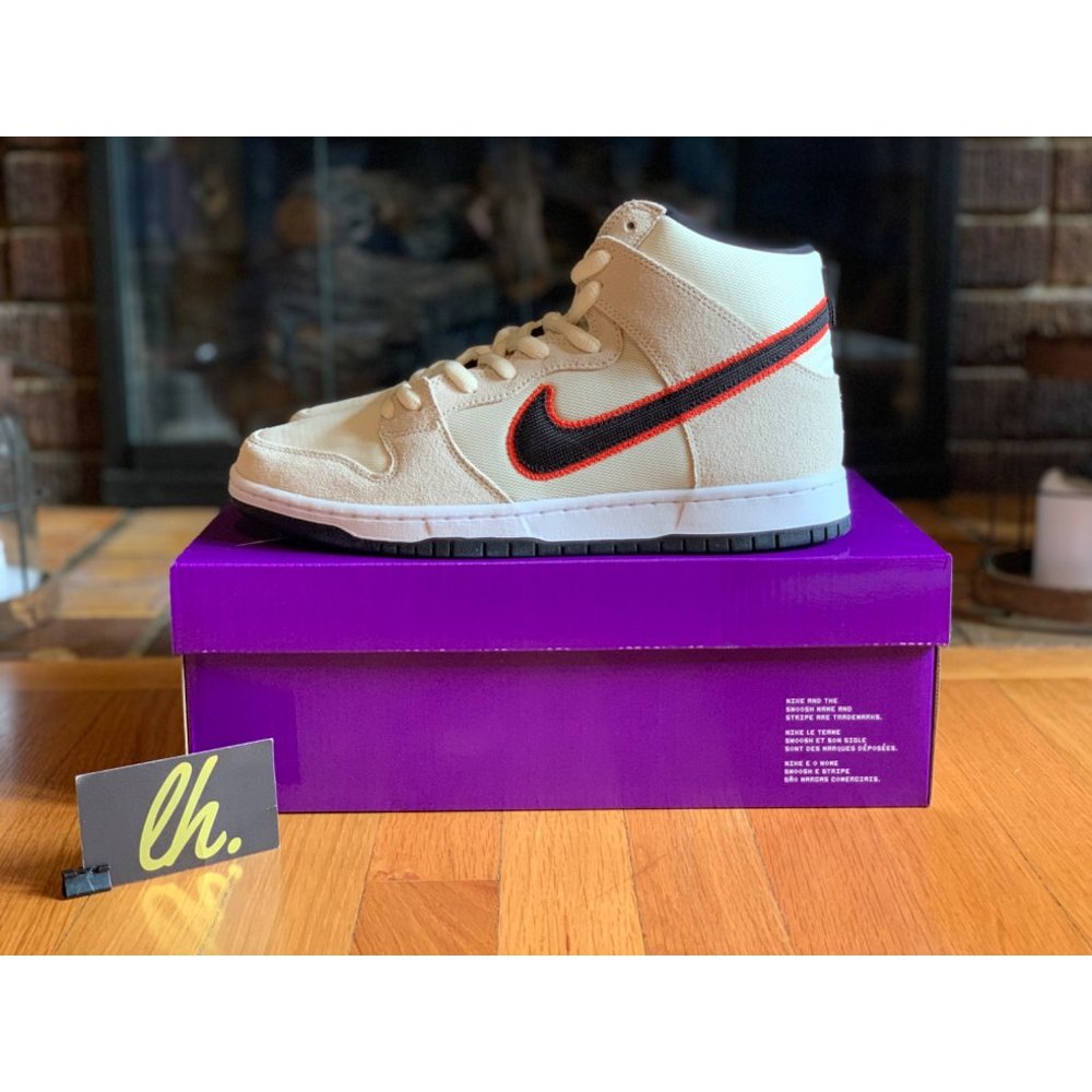 Size 10.5 Nike SB Dunk High “San Fran Giants” Athletic Skate Shoes DH7155-001
